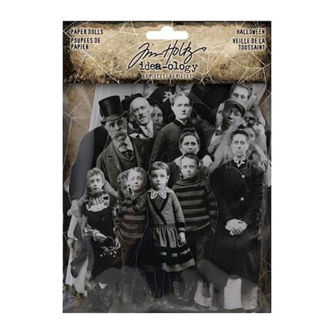 Tim Holtz Idea-ology Halloween Paper Dolls Ancestors Tim Holtz Halloween Paper Dolls Ancestors Idea-ology TH93973 for sale